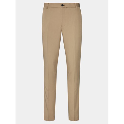 Lindbergh Chinosy 30-006900 Beżowy Slim Fit ze sklepu MODIVO w kategorii Spodnie męskie - zdjęcie 182736435