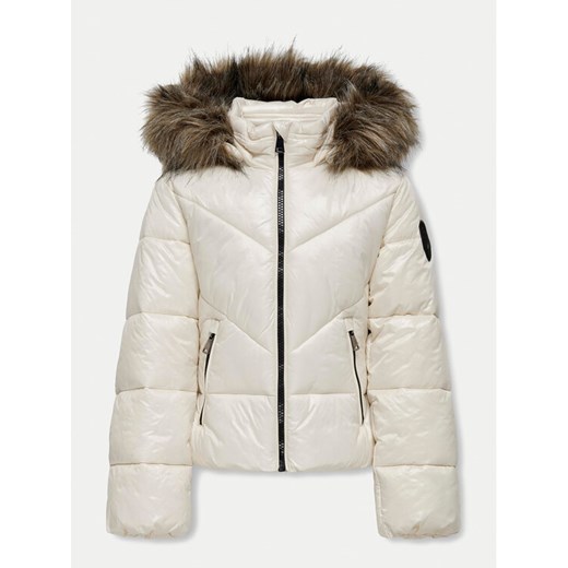 Kids ONLY Kurtka zimowa 15324041 Beżowy Regular Fit ze sklepu MODIVO w kategorii Kurtki dziewczęce - zdjęcie 182736445