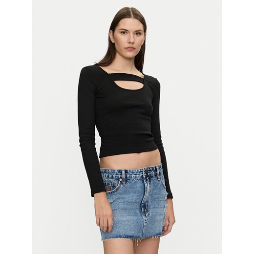 Brave Soul Bluzka LLT-248NALA Czarny Slim Fit ze sklepu MODIVO w kategorii Bluzki damskie - zdjęcie 182736477
