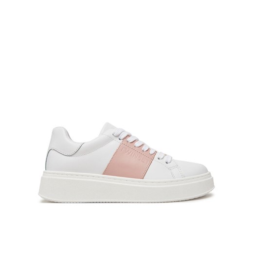 TWINSET Sneakersy 251GCJ012 Biały ze sklepu MODIVO w kategorii Buty sportowe dziecięce - zdjęcie 182736478