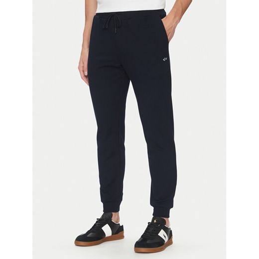 Paul&Shark Spodnie dresowe C0P1235 Granatowy Relaxed Fit ze sklepu MODIVO w kategorii Spodnie męskie - zdjęcie 182736556