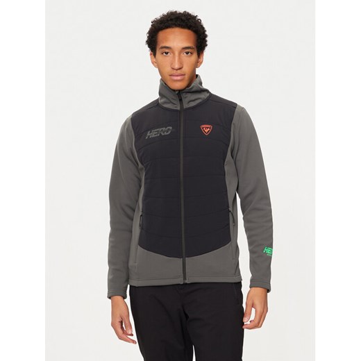 Rossignol Bluza techniczna Hero Classique RLNML18 Szary Regular Fit ze sklepu MODIVO w kategorii Bluzy męskie - zdjęcie 182736565
