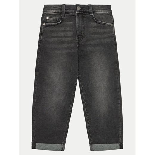 United Colors Of Benetton Jeansy 45ONCE038 Czarny Loose Fit ze sklepu MODIVO w kategorii Spodnie dziewczęce - zdjęcie 182736575