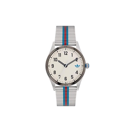 adidas Zegarek Originals Code Four AOSY23531 Srebrny ze sklepu MODIVO w kategorii Zegarki - zdjęcie 182736809
