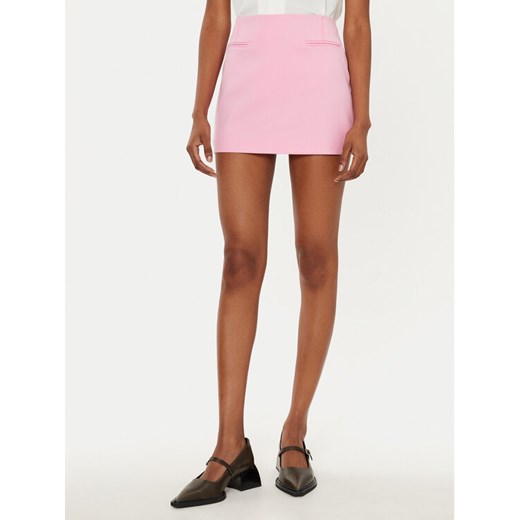 Patrizia Pepe Spódnica mini 8G0410/A106-R836 Różowy Regular Fit ze sklepu MODIVO w kategorii Spódnice - zdjęcie 182736816