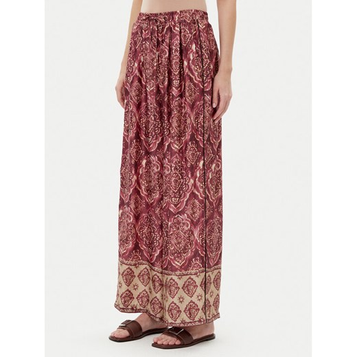 ViCOLO Spodnie materiałowe TD0666 Bordowy Relaxed Fit ze sklepu MODIVO w kategorii Spodnie damskie - zdjęcie 182736896