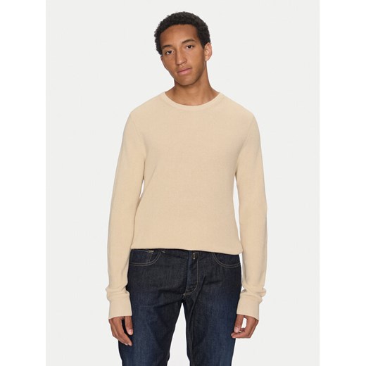 Blend Sweter 20714336 Beżowy Regular Fit ze sklepu MODIVO w kategorii Swetry męskie - zdjęcie 182736909
