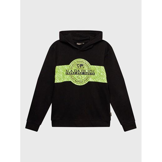 Napapijri Bluza B-Pinzon NP0A4GXD M Czarny Regular Fit ze sklepu MODIVO w kategorii Bluzy chłopięce - zdjęcie 182736979