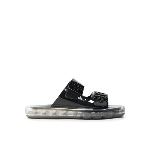 Tory Burch Klapki Buckle Bubble Jelly 149718 Czarny ze sklepu MODIVO w kategorii Klapki damskie - zdjęcie 182737059