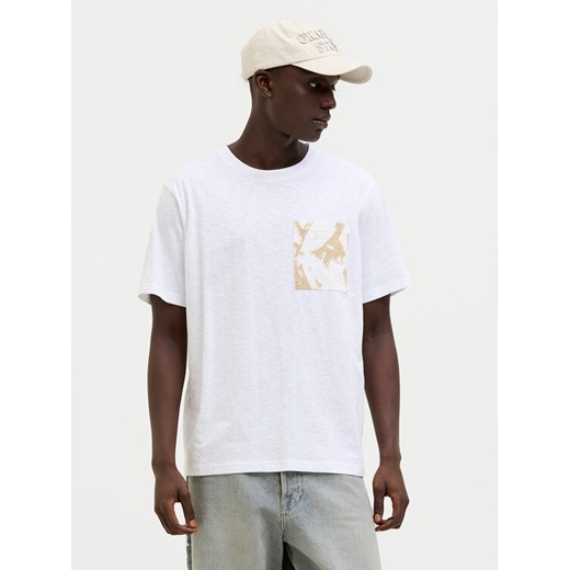 Jack&Jones T-Shirt Split 12272995 Biały Regular Fit ze sklepu MODIVO w kategorii T-shirty męskie - zdjęcie 182737088