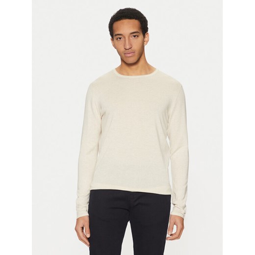 Selected Homme Sweter 16079774 Beżowy Regular Fit ze sklepu MODIVO w kategorii Swetry męskie - zdjęcie 182737149