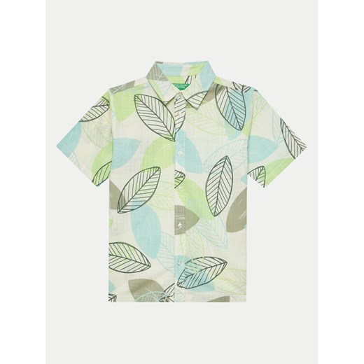 United Colors Of Benetton Koszula 5OUGCQ030 Kolorowy Regular Fit ze sklepu MODIVO w kategorii Koszule chłopięce - zdjęcie 182737228
