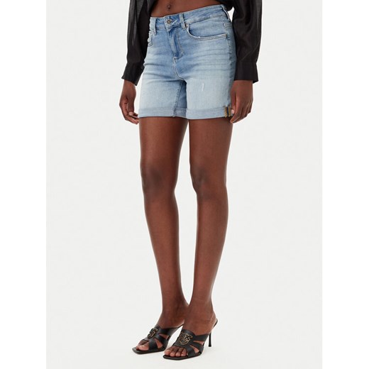 Liu Jo Szorty jeansowe UA5076 DS615 Błękitny Regular Fit ze sklepu MODIVO w kategorii Szorty - zdjęcie 182737265