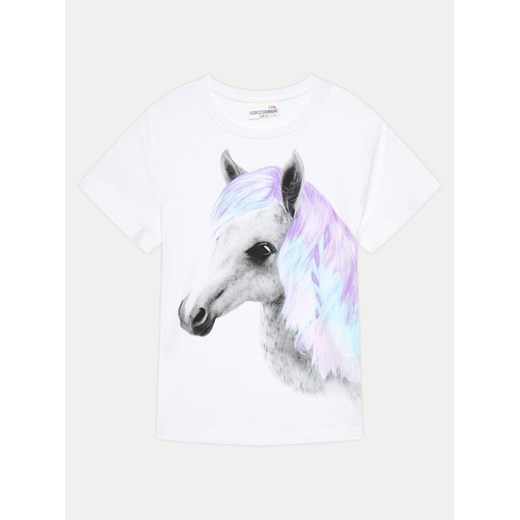 Coccodrillo T-Shirt WC4143205VGC Biały Regular Fit ze sklepu MODIVO w kategorii Bluzki dziewczęce - zdjęcie 182737266