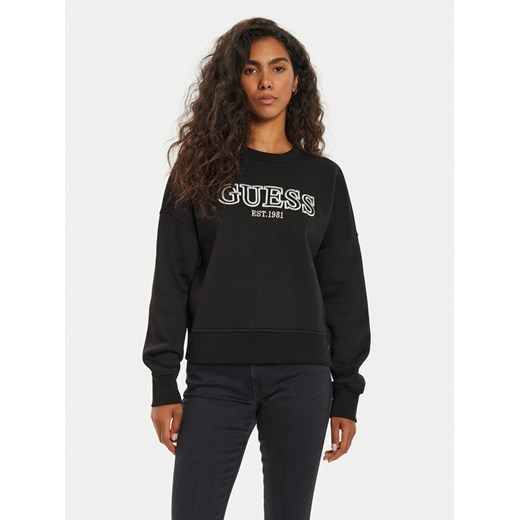 Guess Bluza V4BQ03 KCHX0 Czarny Regular Fit Guess XXS MODIVO