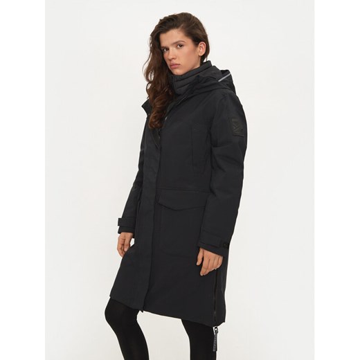 Halti Parka Bergga 065-0425 Czarny Relaxed Fit ze sklepu MODIVO w kategorii Parki damskie - zdjęcie 182737318