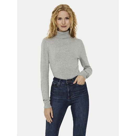 Vero Moda Golf Glory 10231630 Szary Regular Fit ze sklepu MODIVO w kategorii Swetry damskie - zdjęcie 182737358