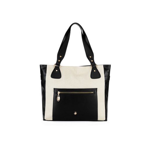 Beverly Hills Polo Club Torebka BHPC-C-002-07 Czarny ze sklepu MODIVO w kategorii Torby Shopper bag - zdjęcie 182737466
