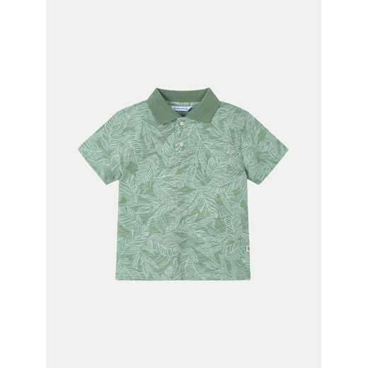 Mayoral Polo 3110 Zielony Regular Fit ze sklepu MODIVO w kategorii T-shirty chłopięce - zdjęcie 182737487