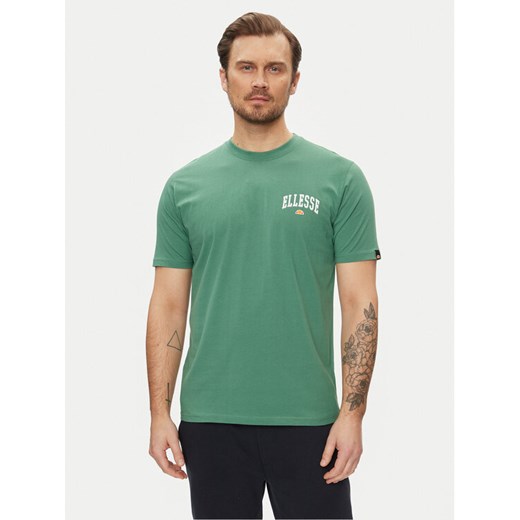 Ellesse T-Shirt Harvardo SHV20245 Zielony Regular Fit ze sklepu MODIVO w kategorii T-shirty męskie - zdjęcie 182737549