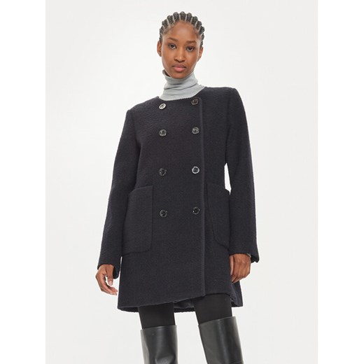MICHAEL Michael Kors Płaszcz wełniany 77B6754M12 Czarny Slim Fit ze sklepu MODIVO w kategorii Płaszcze damskie - zdjęcie 182737688