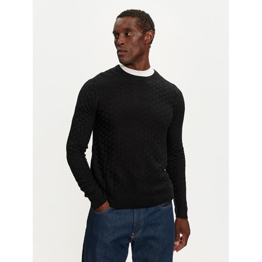 Brave Soul Sweter MK-248BURKE Granatowy Regular Fit ze sklepu MODIVO w kategorii Swetry męskie - zdjęcie 182737728