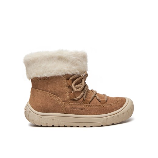 Geox Kozaki B Omar Girl Wpf B462LA 00022 C6627 S Brązowy ze sklepu MODIVO w kategorii Buty zimowe dziecięce - zdjęcie 182737745