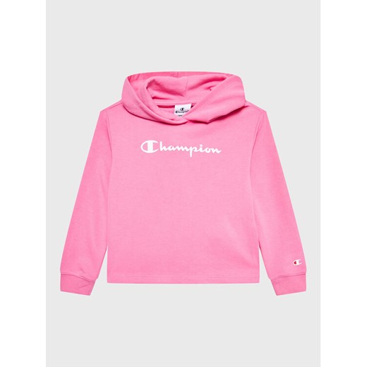 Champion Bluza 404601 Różowy Custom Fit ze sklepu MODIVO w kategorii Bluzy dziewczęce - zdjęcie 182737766