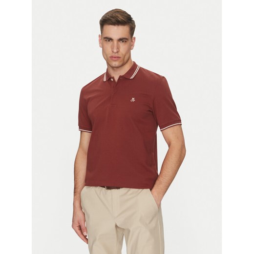 Marc O'Polo Polo 523 2230 53054 Czerwony Regular Fit ze sklepu MODIVO w kategorii T-shirty męskie - zdjęcie 182737857