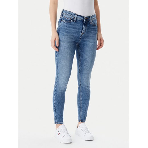 Tommy Jeans Jeansy Nora DW0DW20652 Niebieski Skinny Fit ze sklepu MODIVO w kategorii Jeansy damskie - zdjęcie 182737875