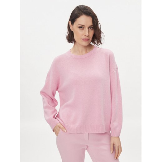 Weekend Max Mara Sweter Banda 2415361161 Różowy Regular Fit ze sklepu MODIVO w kategorii Swetry damskie - zdjęcie 182737927