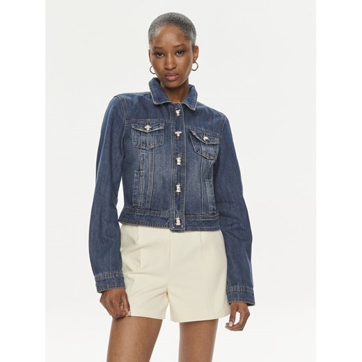 Morgan Kurtka jeansowa 232-VPIM Niebieski Slim Fit ze sklepu MODIVO w kategorii Kurtki damskie - zdjęcie 182737979