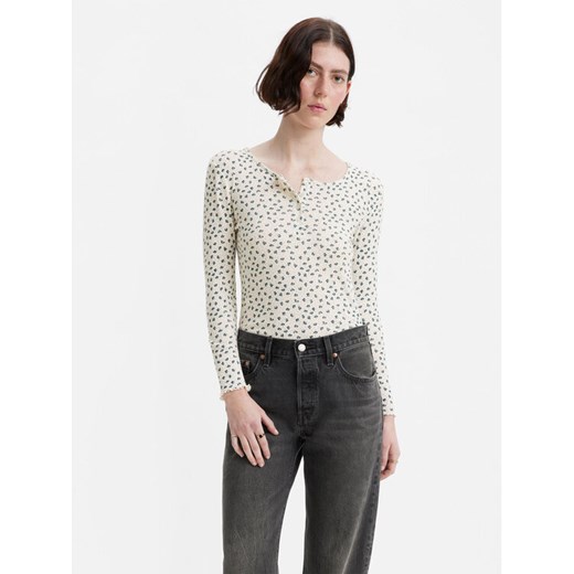 Levi's® Bluzka Dry Goods A5910-0002 Écru Regular Fit ze sklepu MODIVO w kategorii Bluzki damskie - zdjęcie 182737996
