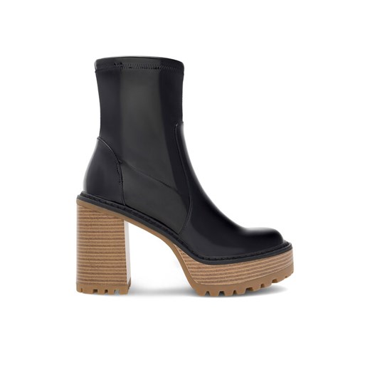 Nine West Botki SHAYLA 13151V Czarny ze sklepu MODIVO w kategorii Botki - zdjęcie 182738035