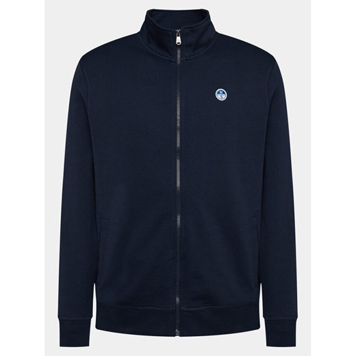 North Sails Bluza Basic 691221 Granatowy Regular Fit ze sklepu MODIVO w kategorii Bluzy męskie - zdjęcie 182738037