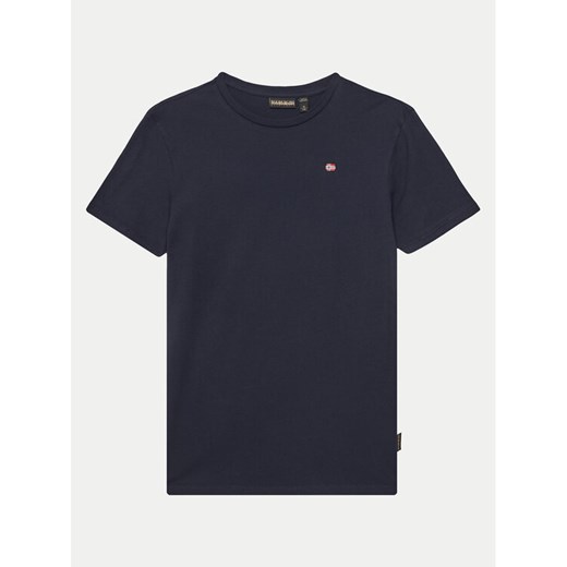 Napapijri T-Shirt Salis SS 2 NP0A4GEH1761 S Granatowy Regular Fit ze sklepu MODIVO w kategorii T-shirty chłopięce - zdjęcie 182738048