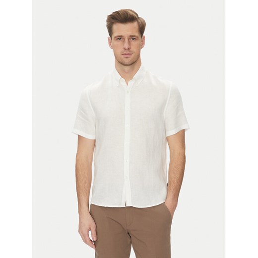 Michael Kors Koszula CS1400I4YT Biały Slim Fit ze sklepu MODIVO w kategorii Koszule męskie - zdjęcie 182738106