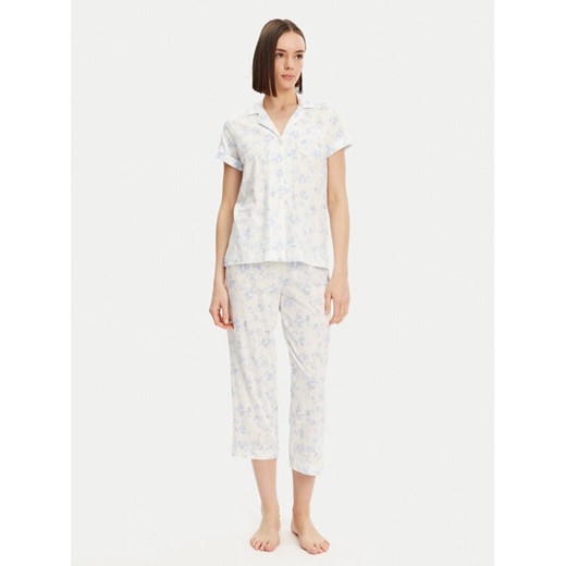 LAUREN RALPH LAUREN Piżama ILN92422 Niebieski Regular Fit ze sklepu MODIVO w kategorii Piżamy damskie - zdjęcie 182738116