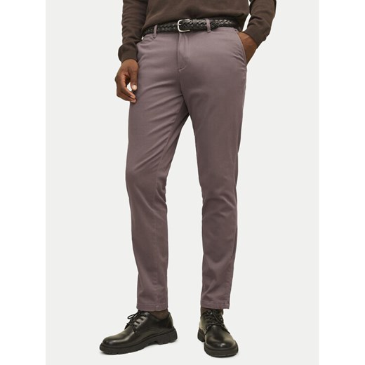 Jack&Jones Chinosy Marco 12150148 Brązowy Slim Fit ze sklepu MODIVO w kategorii Spodnie męskie - zdjęcie 182738125