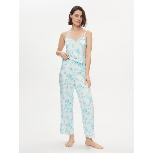Lauren Ralph Lauren Piżama ILN72318 Niebieski Regular Fit ze sklepu MODIVO w kategorii Piżamy damskie - zdjęcie 182738215