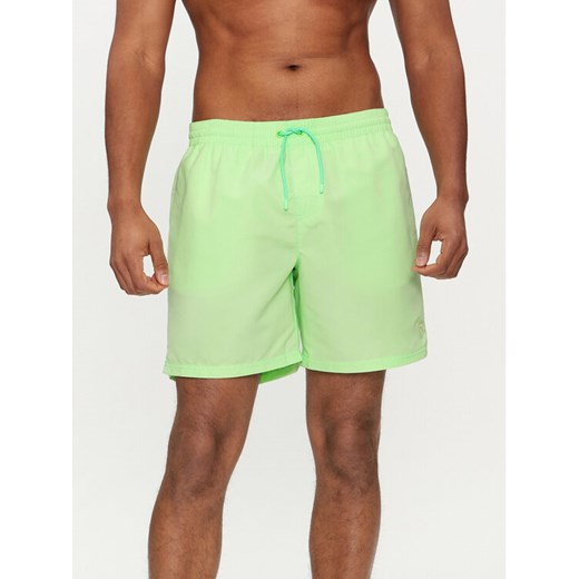 Guess Szorty kąpielowe F4GT01 WG282 Zielony Regular Fit ze sklepu MODIVO w kategorii Kąpielówki - zdjęcie 182738226