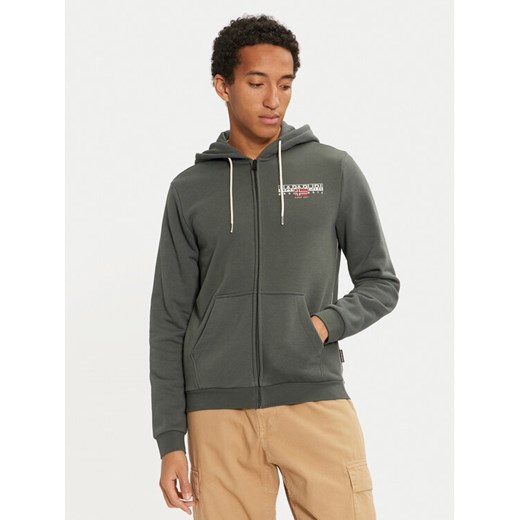 Napapijri Bluza B-Alymer NP0A4I1E Zielony Regular Fit ze sklepu MODIVO w kategorii Bluzy męskie - zdjęcie 182738238
