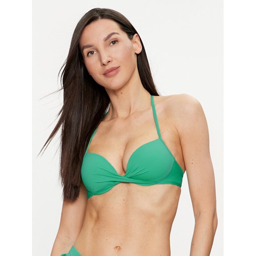 United Colors Of Benetton Góra od bikini 3P5H5R00Q Turkusowy ze sklepu MODIVO w kategorii Stroje kąpielowe - zdjęcie 182738265