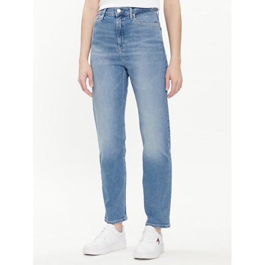 Tommy Jeans Jeansy Julie DW0DW17615 Niebieski Straight Fit ze sklepu MODIVO w kategorii Jeansy damskie - zdjęcie 182738316