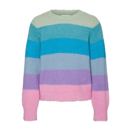 Vero Moda Girl Sweter Plume 10279462 Kolorowy Regular Fit ze sklepu MODIVO w kategorii Swetry dziewczęce - zdjęcie 182738389