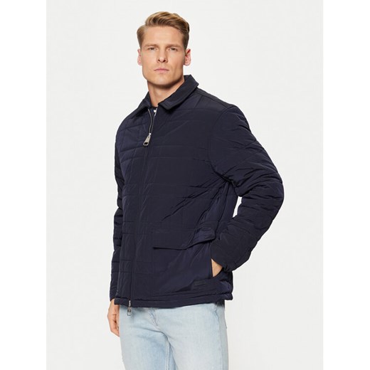 Hunter Kurtka przejściowa Walter HARM0004242 Granatowy Regular Fit ze sklepu MODIVO w kategorii Kurtki męskie - zdjęcie 182738478