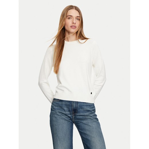 U.S. Polo Assn. Sweter WUP0394 Écru Regular Fit ze sklepu MODIVO w kategorii Swetry damskie - zdjęcie 182738528