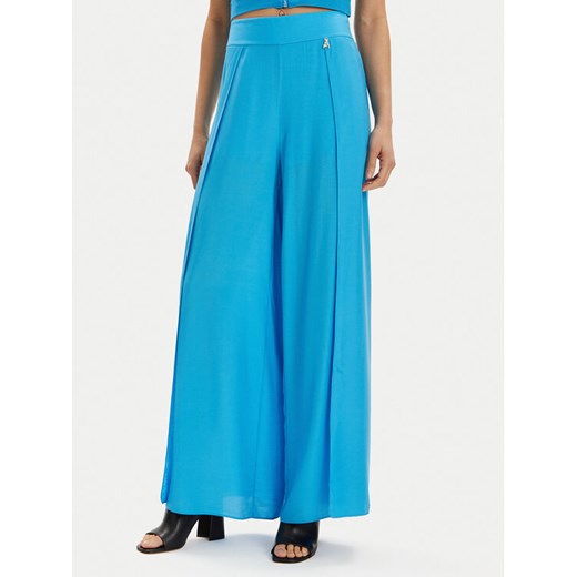 Patrizia Pepe Spodnie palazzo 2P1595/A057-CA04 Niebieski Relaxed Fit ze sklepu MODIVO w kategorii Spodnie damskie - zdjęcie 182738565