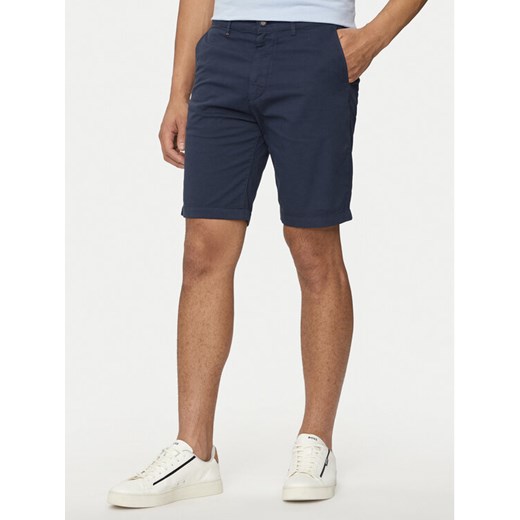Boss Szorty materiałowe Chino-Slim-Shorts 50513035 Granatowy Slim Fit 35 MODIVO