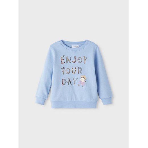 NAME IT Bluza 13207313 Błękitny Regular Fit ze sklepu MODIVO w kategorii Bluzy dziewczęce - zdjęcie 182738575
